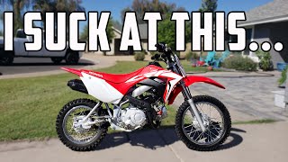 A Bit Disappointed (In Myself) 2020 Honda CRF110 First Ride...