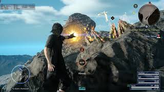 XBOX Game Pass Final Fantasy XV: vs Zu ROCK OF RAVATOGH RX 5700 XT High refresh GAMEPLAY