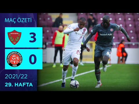 ÖZET: Atakaş Hatayspor 3-0 Vavacars Fatih Karagümrük | 29. Hafta - 2021/22