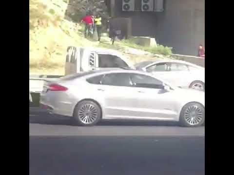 لحظة فرار منفذ عملية السطو على البنك التجاري الأردني فرع صويلح الاردن