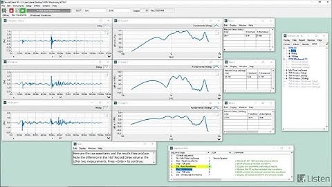SoundCheck Sequence: Waveform Windowing
