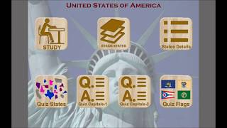 States Capitals Flags of United States of America (Mobile / Tablet / PC & Mac) screenshot 2