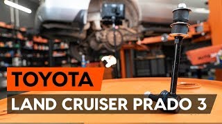 Udskiftning af Stabilisatorarm TOYOTA LAND CRUISER: værkstedshåndbog