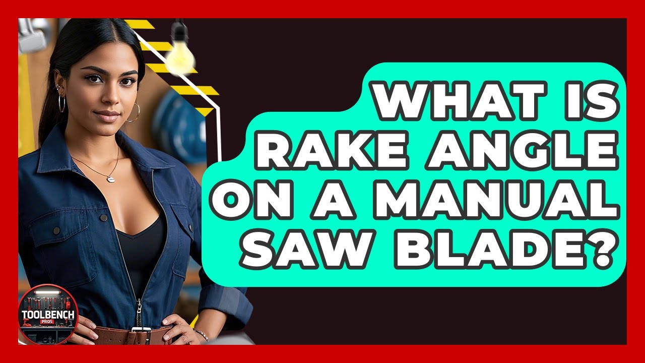 What Is Rake Angle On A Manual Saw Blade? - ToolBench Pros
