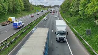 truckspotting on broad lane over the M62 13.5.24