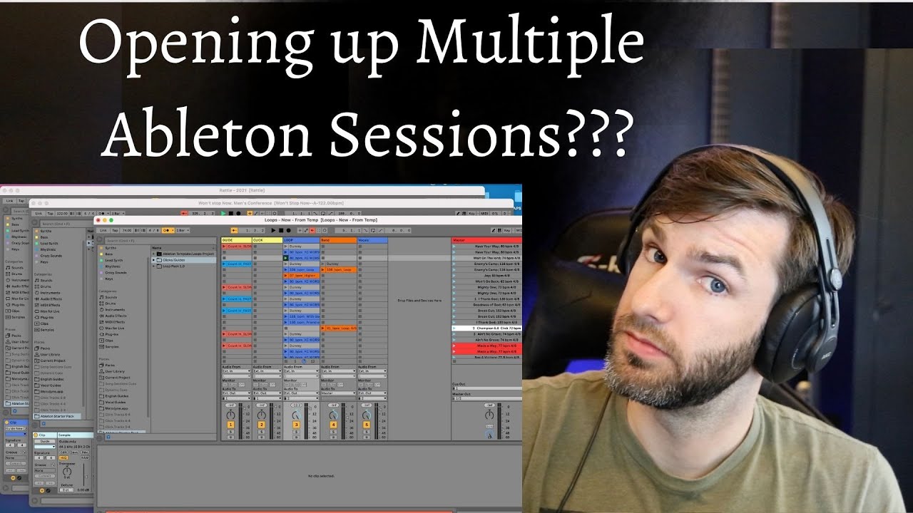 How to open up multiple Ableton Live Sessions simultaneously! - YouTube
