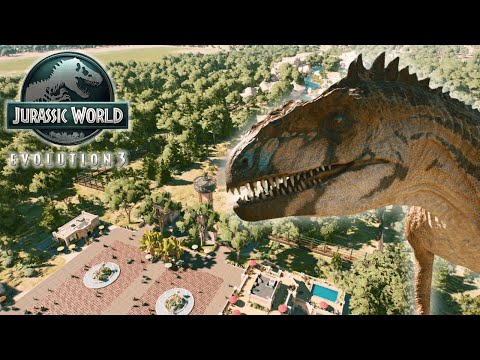 Building the Giganotosaurus Creek in Jurassic World Evolution 3