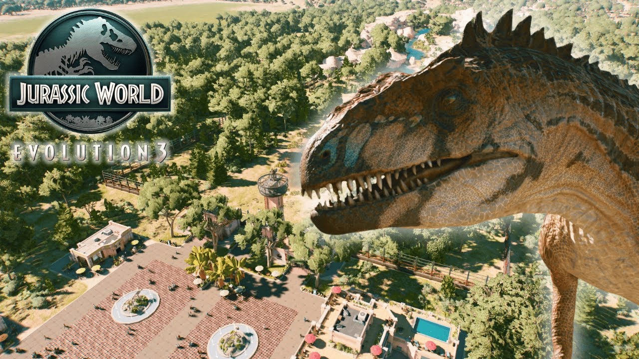 Building the Giganotosaurus Creek in Jurassic World Evolution 3 - YouTube