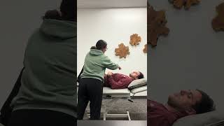 Bed mobility log roll to the L with MinA
