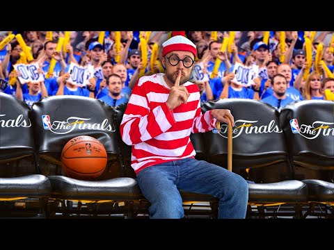 Playing Where's Waldo at the NBA Playoffs!
