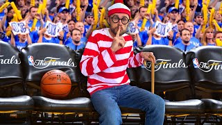 Playing Where's Waldo at the NBA Playoffs!