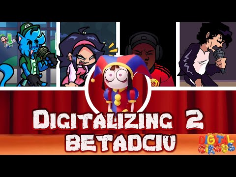 DIGITALIZING 2 But Every Turn Different Character Sings 😼🎶 (FNF: The Amazing Digital Circus)