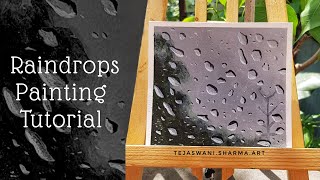 how to paint raindrops in watercolor 5