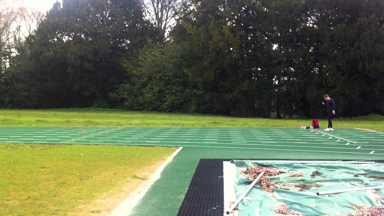 Jump training for Sprinters Plyometrics 5 single leg bounds YouTube