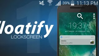 Floatify Lockscreen for Android - Quick and Direct Reply Messages screenshot 1