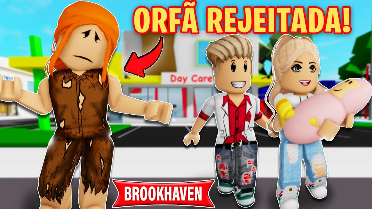 A MENINA REJEITADA POR SER DIFERENTE EM BROOKHAVEN 🏡RP Roblox historinha 