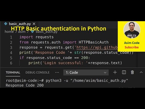 HTTP Basic authentication in Python