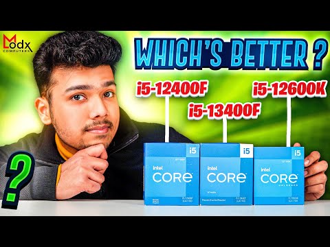 Intel i5-12400F vs i5-13400F vs i5-12600K | Which one should you buy?