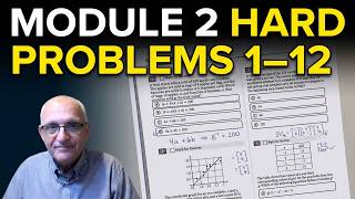 Master Digital SAT Math   Module 2 Hard Walkthrough Problems 1–12