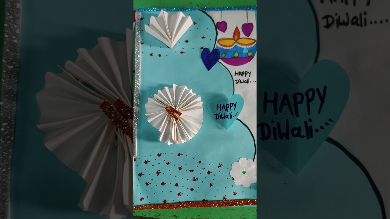 Happy Diwali💖 Beautiful cards by students 😍👌💫#school #motivation #trending #shorts #viral #art#craft