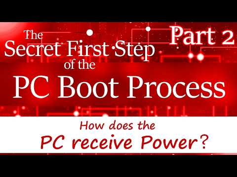 PC Boot Process Part: 2 | How the PC actually gets power | PSU Explained | PC Startup Process.