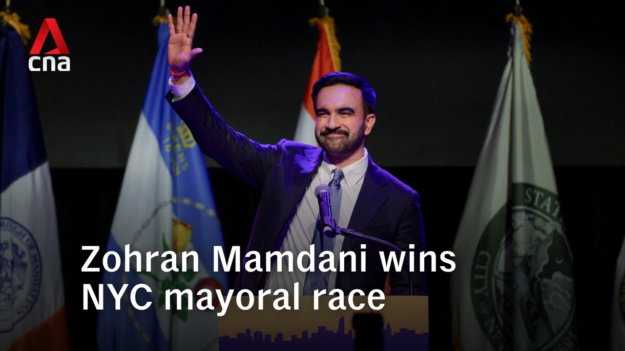 Zohran Mamdani wins New York City mayoral race - YouTube