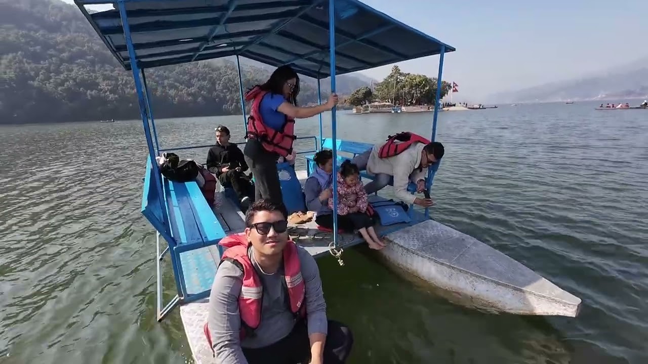 Boating at Fewa Taal, Pokhara