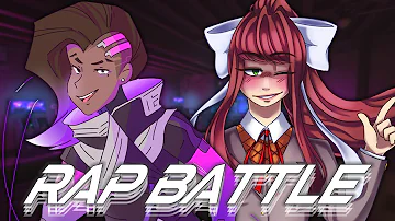 【RAP BATTLE】 Monika vs Sombra (feat. Miss Shellah & Elsie Lovelock)