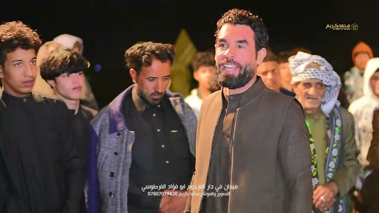 ميدان استقبال زوارالامام كاظم عليكم السلام شاعر سالم مالكي وشاعر احمد مجيد