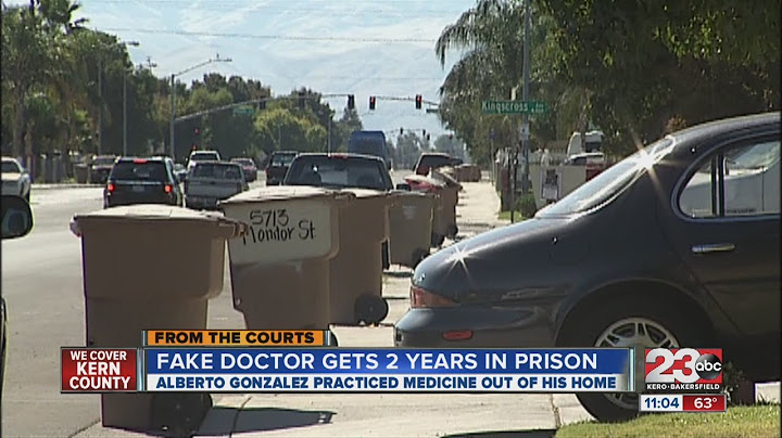 Fake doctor gets two years in prison