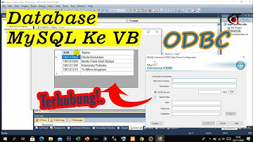 Mengkoneksikan & Menampilkan Database MySQL Ke Visual Basic Dengan Menggunakan ODBC || VB.Net