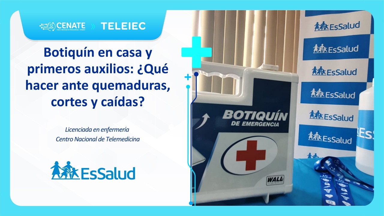 Botiquín en casa y primeros Auxilios: ¿Qué hacer ante quemaduras, cortes y caídas?