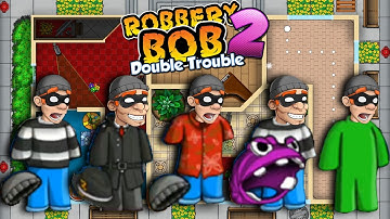 Robbery Bob 2 - All Costumes Funny Gameplay Part 10