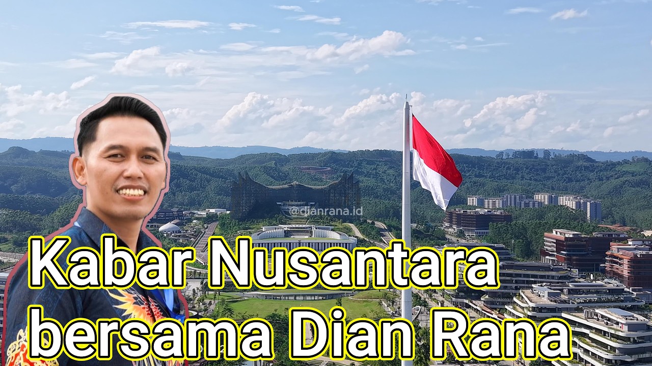 Bendera Berkibar, Masjid, Basilika hingga ke Bundaran Sumbu barat bersama Dian Rana #Dianrana