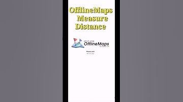 How to create OfflineMaps Mesuer distance #shortvideo