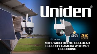 SOLO X2K 4G PRO Kit Cellular 4G Security Camera BY |  Uniden® Australia