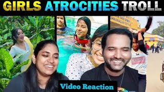 The Girls Atrocities Troll Video Reaction🤣😂🙋‍♀️💁‍♀️ | Today Trending | Tamil Couple Reaction