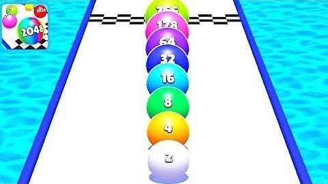 run, ballrun ballrun2048 Ball Run 2048 Merge Race Run 3D ! All Levels Gameplay (74-80) android, ios