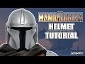 DIY The Mandalorian Helmet Tutorial  - FREE TEMPLATE