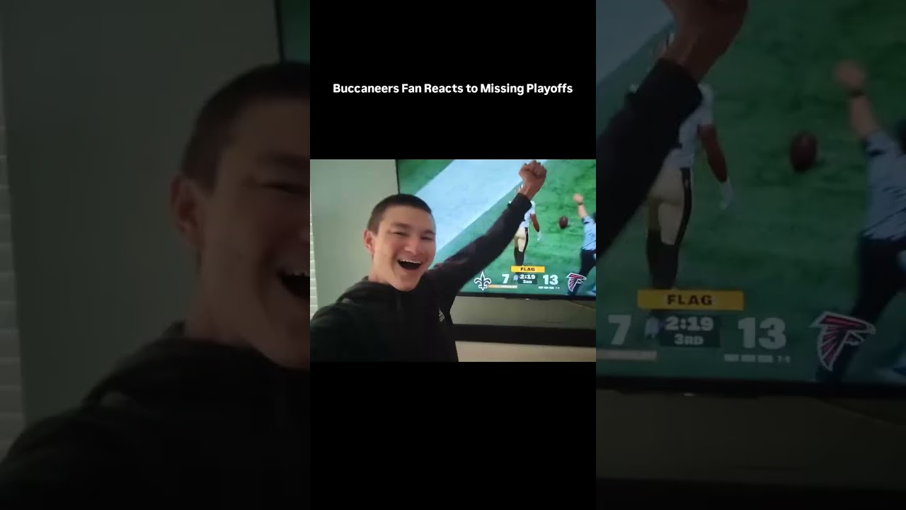 Реакция болельщика «Тампа-Бэй Бакканирс» на вылет из плей-офф! Матч «Нью-Орлеан Сэйнтс» против «К...