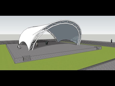 SKETCHUP AMPHITHEATER TUTORIAL (SANDBOX DE CONTOURS)