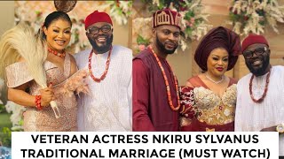 Beautiful Traditional Marriage Of Veteran Actress Nkiru Sylv