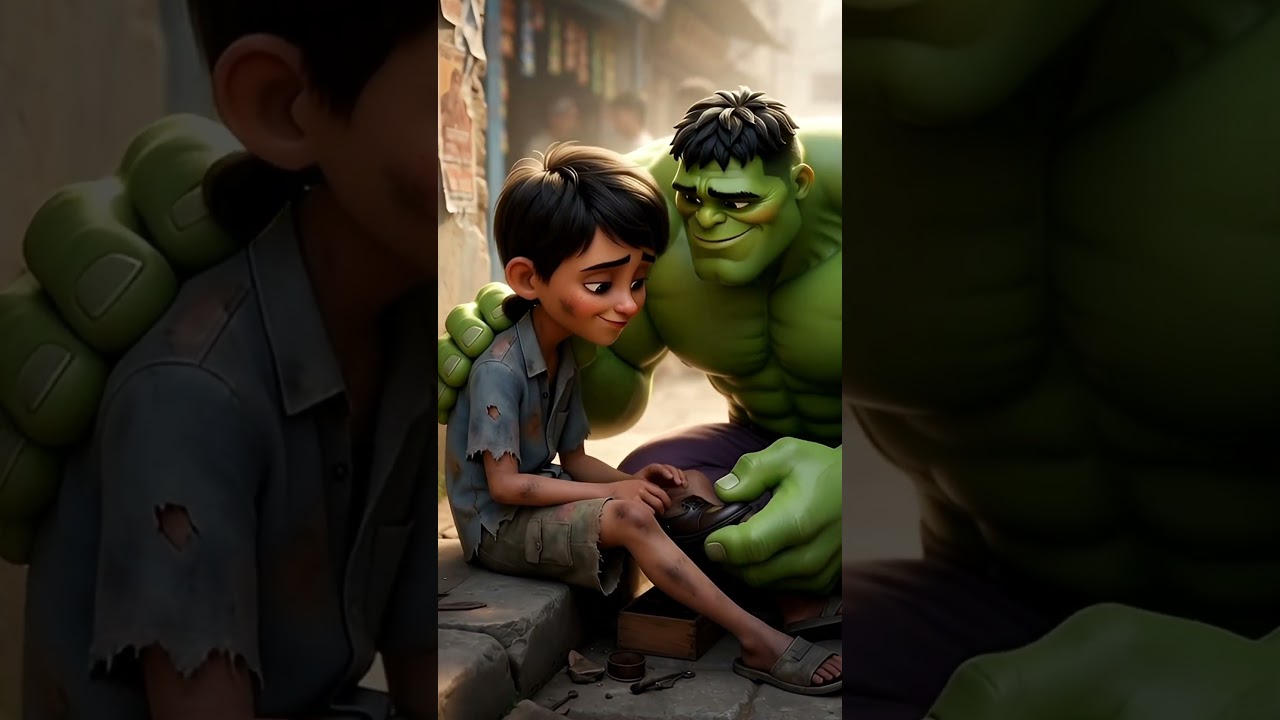A Hulk Helped a Poor Boy 😢|| 