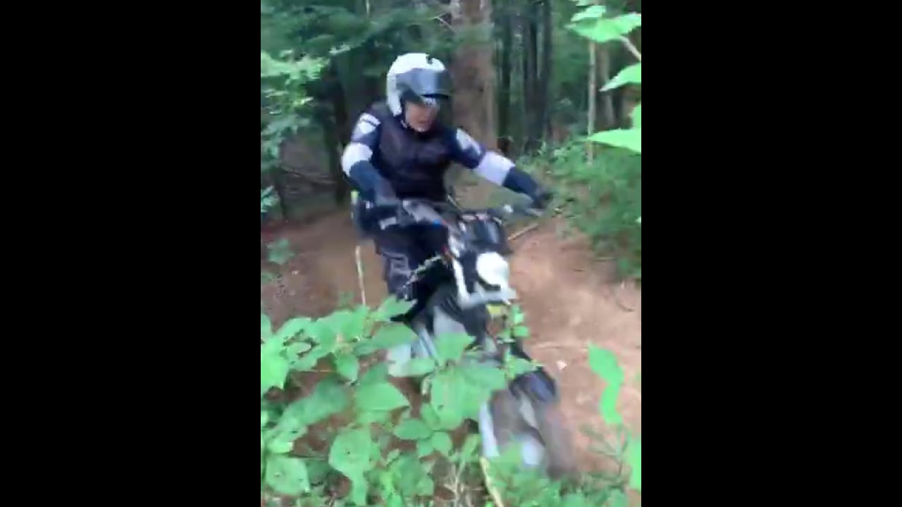 Hill climb with YAMAHA Tricker