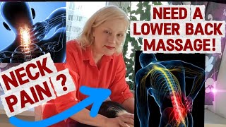 Neck Pain? Need a Lower Back massage! #neckpainrelief #neckpain #shoulderpain #shouldermassage 