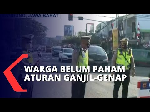 Warga Masih Belum Paham Aturan Ganjil Genap di Bandung