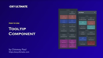 Tooltip Component of Oxygen Builder