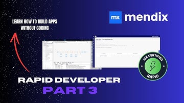 Become a Rapid Developer with Mendix Part 3 | Add Data to Your App