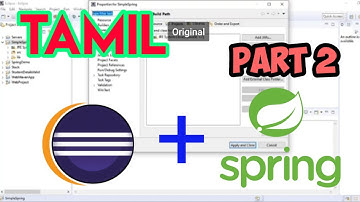 Spring Project Using Eclipse IDE | Constructor Injection | Tamil | Part 2 | 2020 | Pearl Pirates