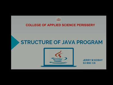 Java Student Seminar | Structure of a Java Program